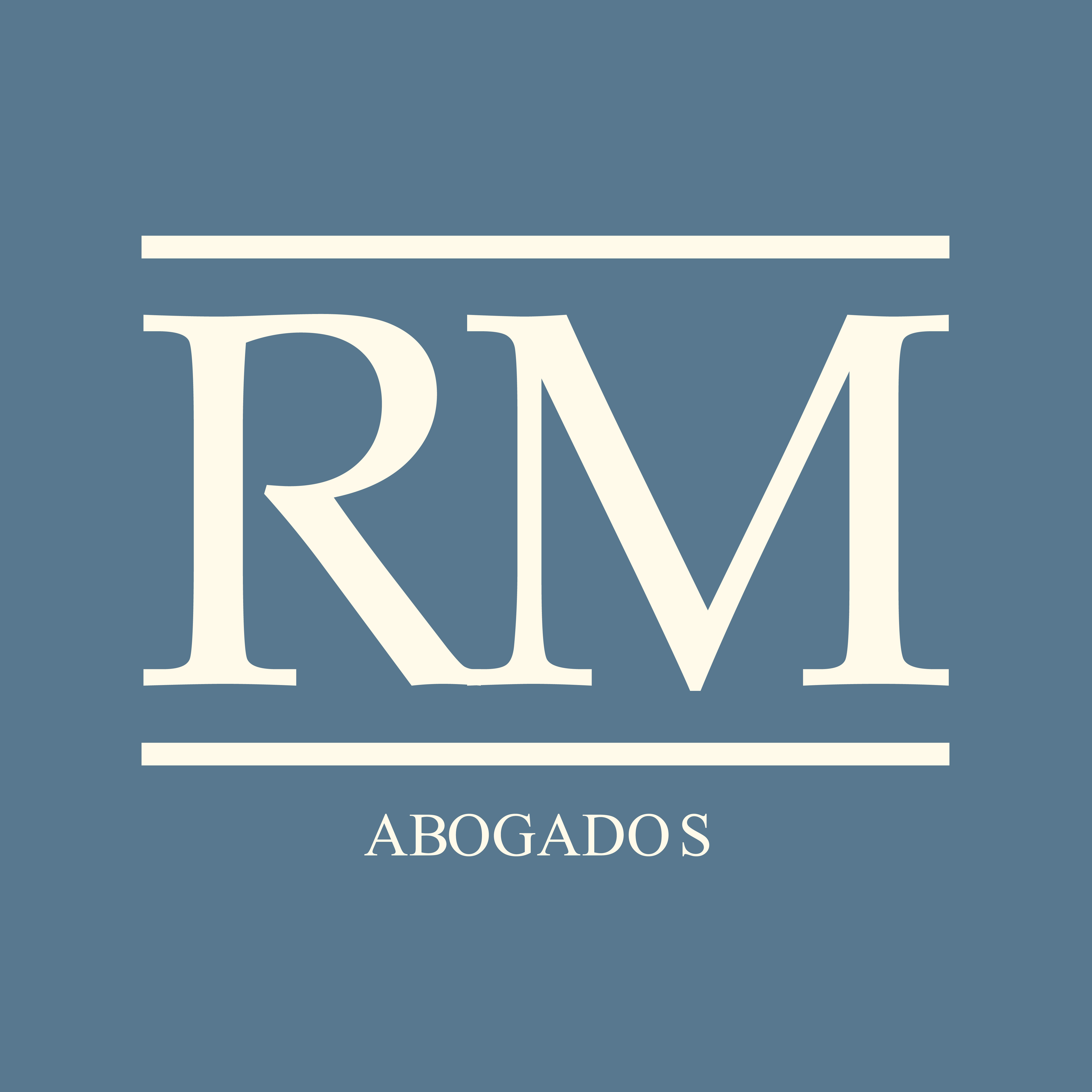Logo del estudio RM Abogados